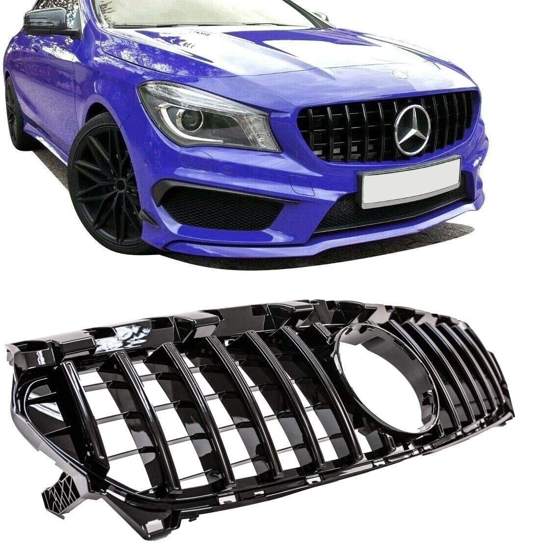 Kühlergrill Schwarz glanz kompatibel für Mercedes W117 CLA ab 2013-2016 auch A45 AMG auf Sport-Panamericana GT DM Autoteile 2730 Kühlergrill Schwarz glanz kompatibel für Mercedes W117 CLA ab 2013-2016 auch A45 AMG auf Sport-Panamericana GT DM Autoteile 2730 von DM Autoteile