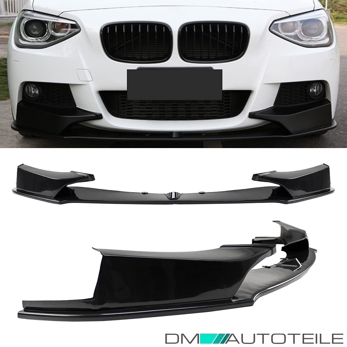 DM Autoteile Sport-Performance Frontspoiler Umbau Kit vorne kompatibel für BMW 1er F20 F21 BJ 11-15 von DM Autoteile