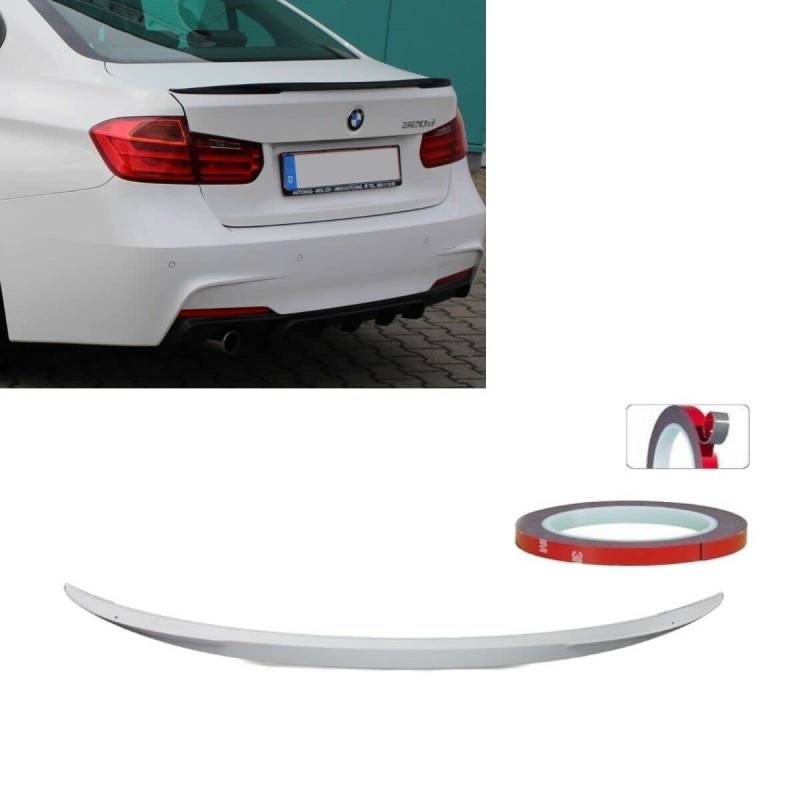 DM Autoteile Sport-Performance Heckspoiler Hecklippe Kofferraumspoiler passt für F30 +ABE ZULASSUNG von DM Autoteile