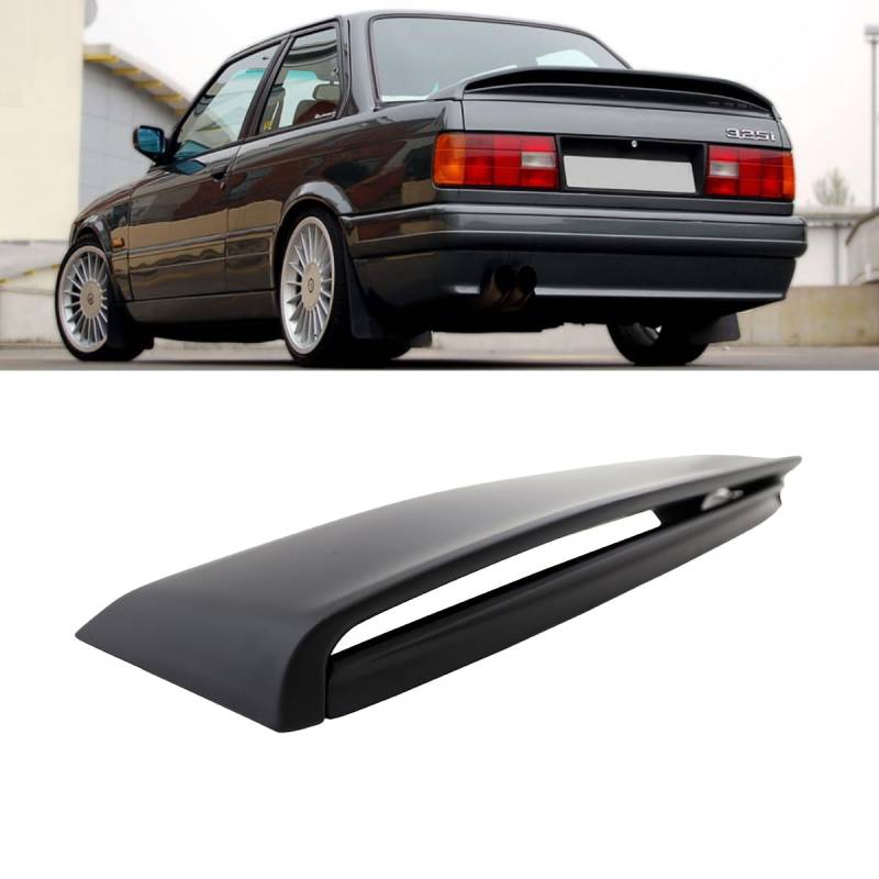 Heckspoiler Lippe Sport Paket 2 schwarz kompatibel für BMW 3er E30 Limousine Cabrio DM Autoteile 1017 von DM Autoteile