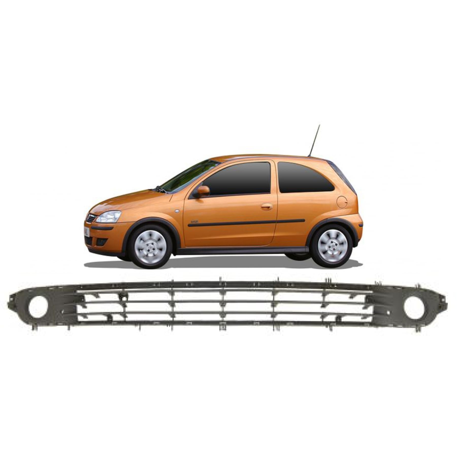 DM Autoteile 272810 Nebelscheinwerfer Gitter Blende vorne kompatibel für Corsa C X01 Vorfacelift 2000-2003 DM Autoteile 272810 Nebelscheinwerfer Gitter Blende vorne kompatibel für Corsa C X01 Vorfacelift 2000-2003 von DM Autoteile