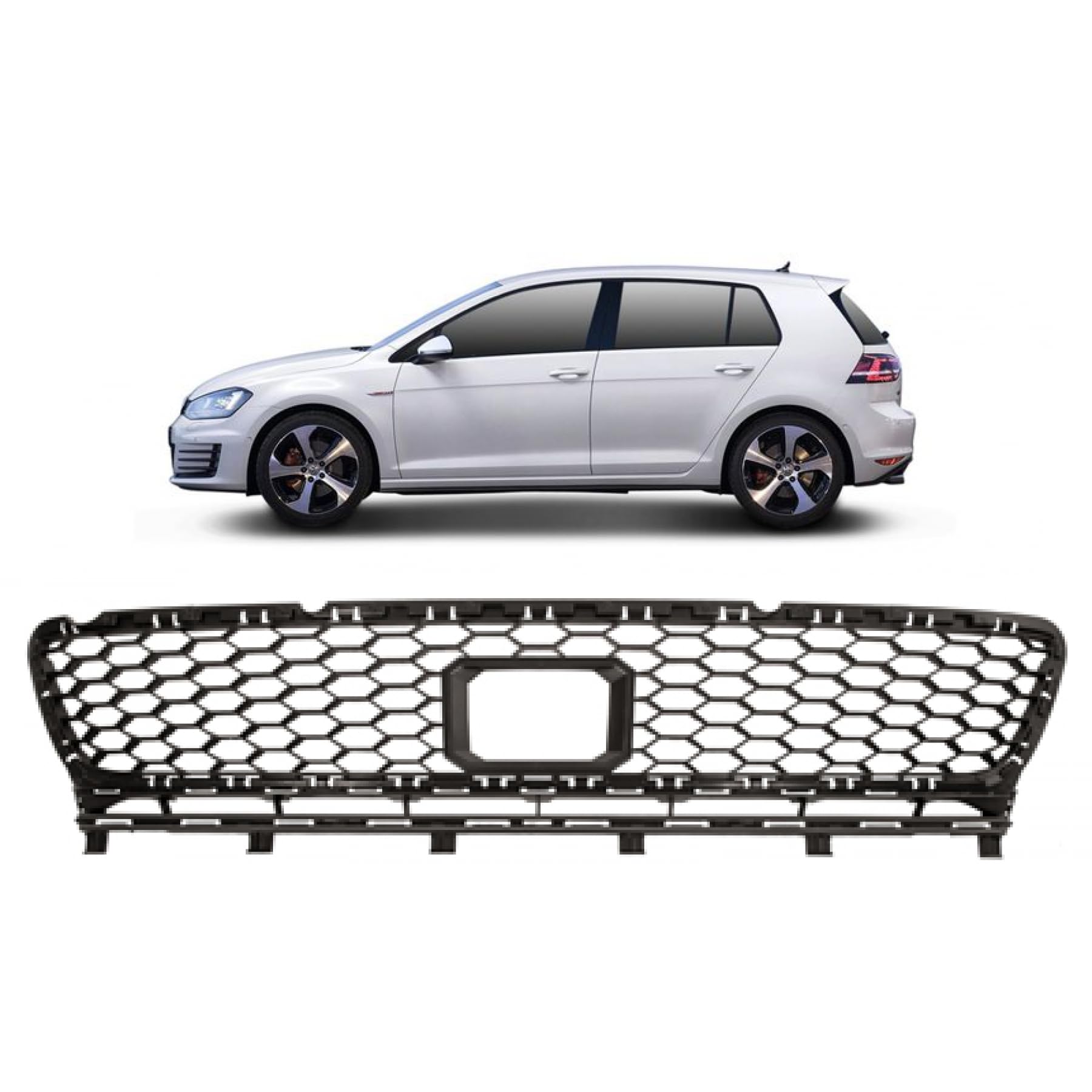 DM Autoteile 366503 Stoßstangen Gitter PDC vorne mitte kompatibel für VW Golf 7 VII 5G1 BQ1 BE1 VFL 2013-2016 DM Autoteile 366503 Stoßstangen Gitter PDC vorne mitte kompatibel für VW Golf 7 VII 5G1 BQ1 BE1 VFL 2013-2016 von DM Autoteile