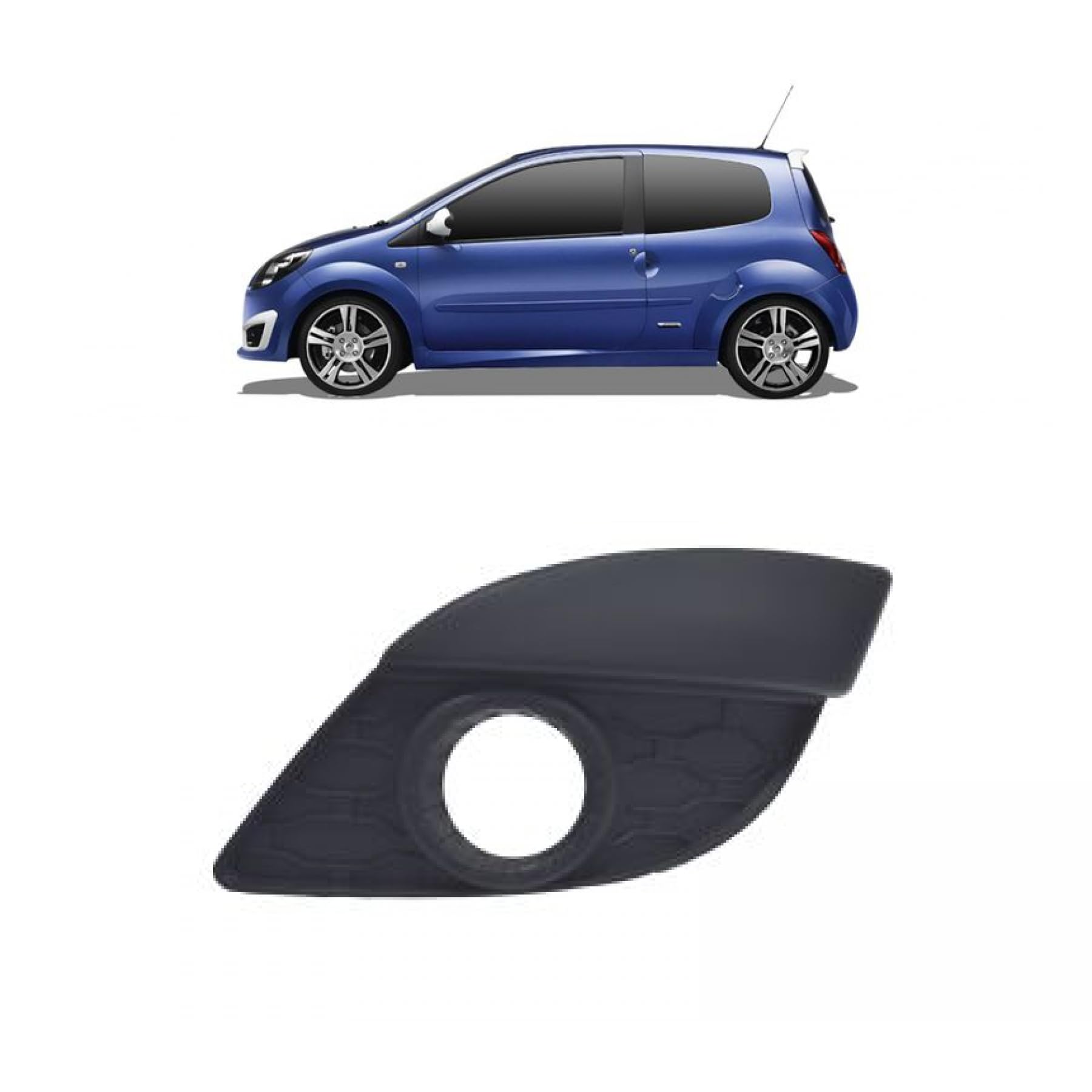 Stoßstangengitter Set Satz links+rechts Nebel für Twingo II Basic 07-12 Stoßstangengitter Set Satz links+rechts Nebel für Twingo II Basic 07-12 von DM Autoteile