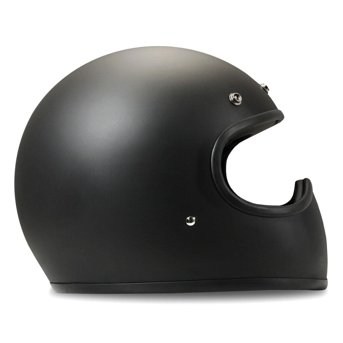 Dmd Herren Racer Motorradhelm, Mattschwarz, S von DMD