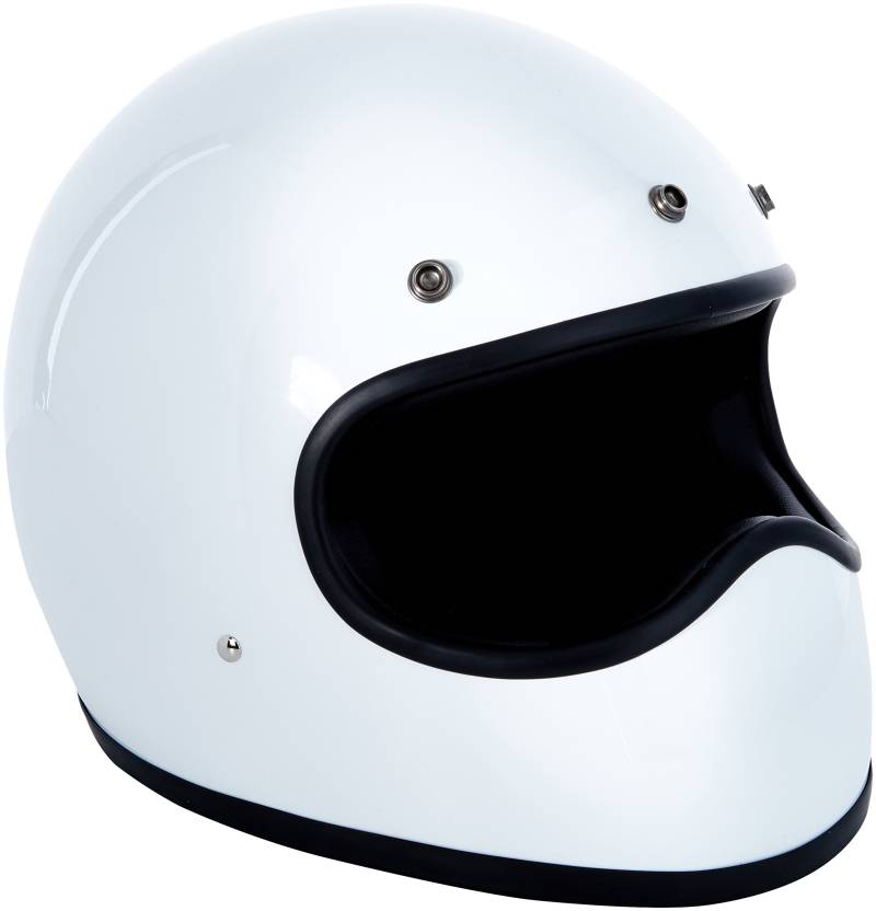 DMD 1FFS10000WH04 Racer Motorradhelm, Weiß, Größe L von DMD