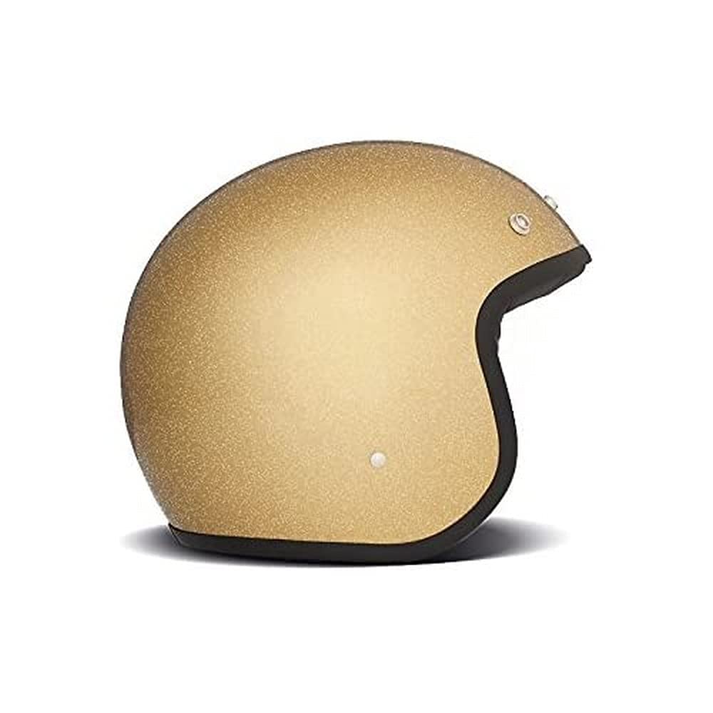 DMD 1jts30000gg02 Helm Motorrad, Glitter Gold, S von DMD