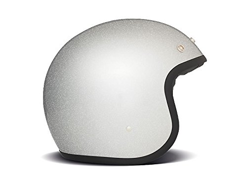 DMD 1jts30000gs04 Helm Motorrad, Glitter Silber, L von DMD