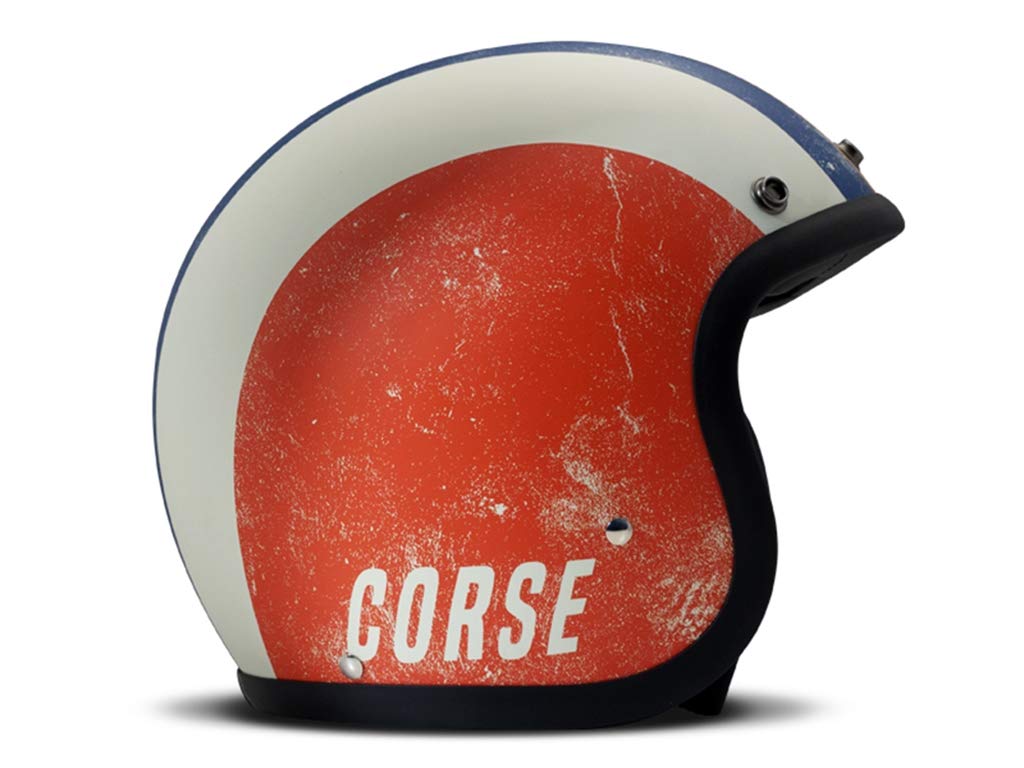 DMD Herren Jet-Vintage Motorradhelm, Mehrfarbig, M DMD Herren Jet-Vintage Motorradhelm, Mehrfarbig, M von DMD