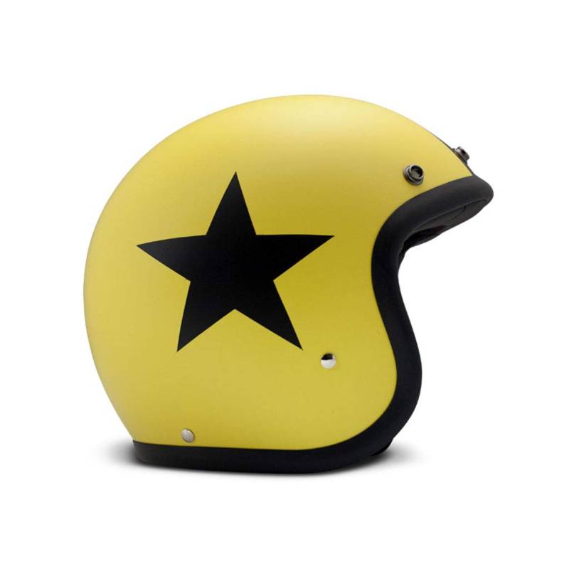 DMD Jethelm Motorrad Vintage Star, Gelb, Größe XL von DMD