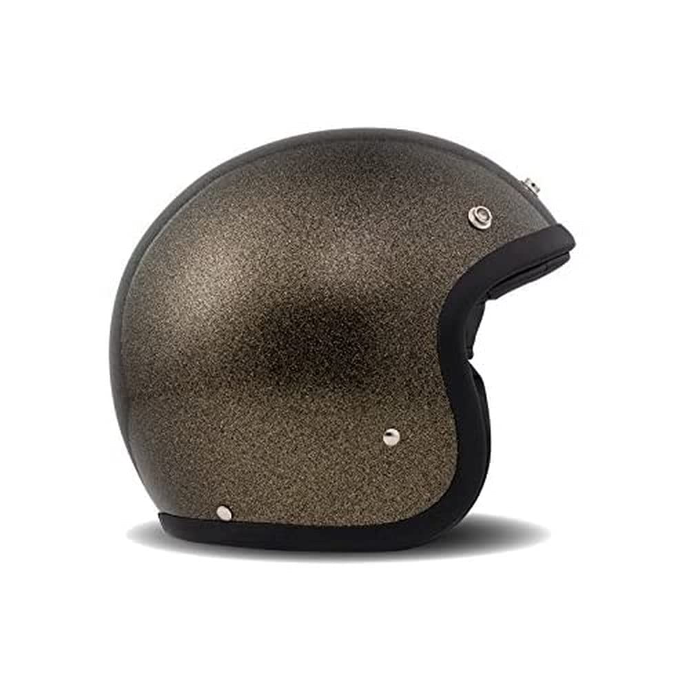 DMD Motorcycle Helmet, Glitter Bronze, Größe L 58 von DMD