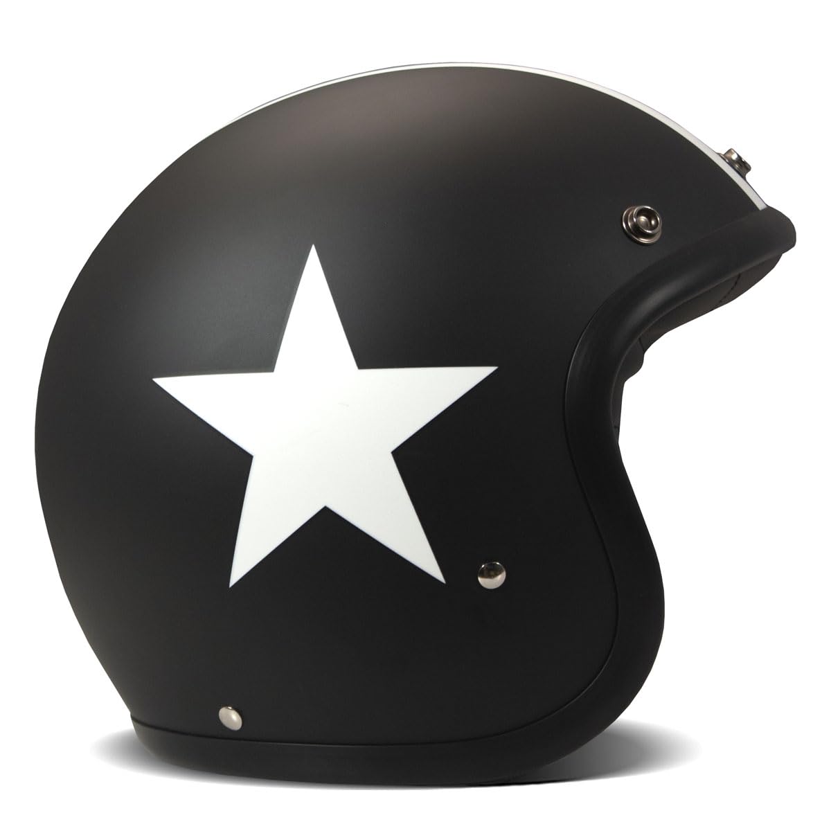 DMD Motorcycle Helmet, Schwarz, Größe M1 56 von DMD