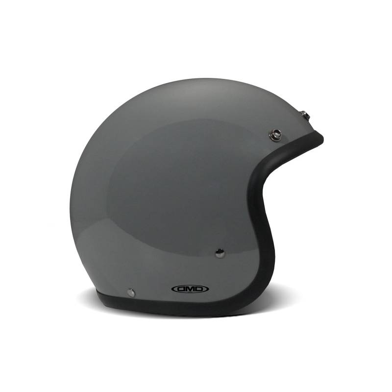 DMD Retro Crayon Grey Open Face Helm Jethelm Motorradhelm ECE22.06, S von DMD
