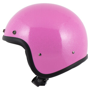 DMD Retro Glitter Pink Jethelm von DMD