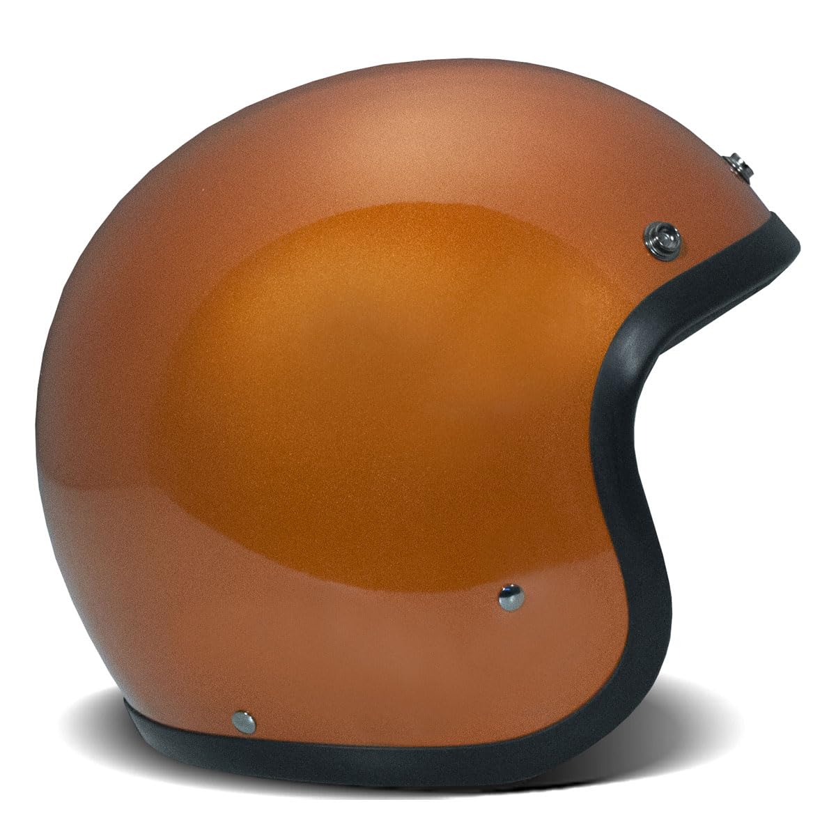 DMD Vintage Rame Bronze Orange Open Face Helm Jethelm Motorradhelm, M von DMD