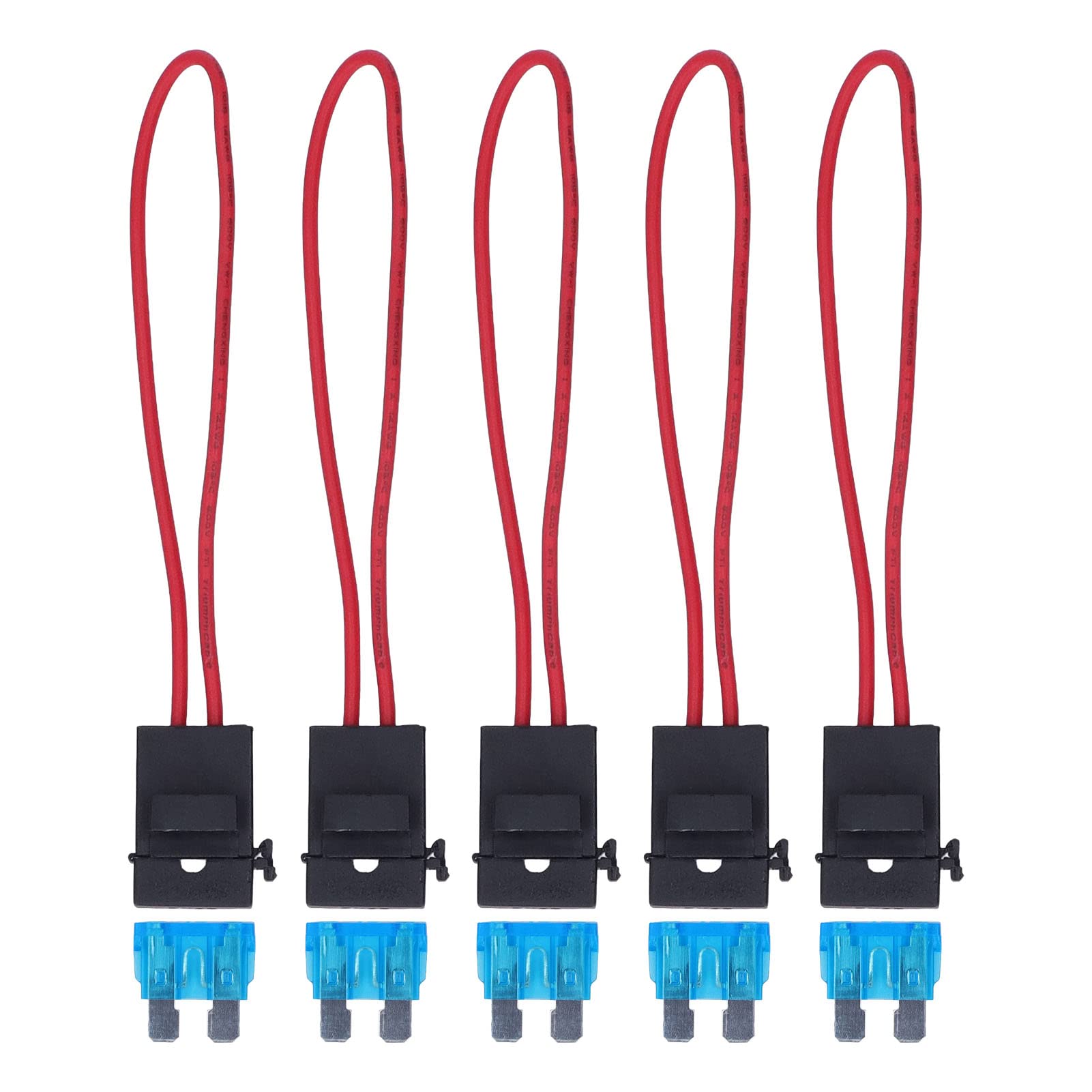5 Pack -Kfz -Klingenhalterset mit 15A 14AWG Inline -Halter 30A 5 Pack -Kfz -Klingenhalterset mit 15A 14AWG Inline -Halter 30A von DMLENGOIN