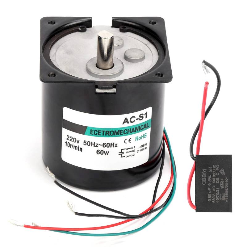 60W XD80Ktyz Excentric Welle Permanent Magnet AC Synchronmotor Stille Langzeitlebensdurchmesser Tarifgeschwindigkeit Große Torsion Große Torsion (10 U/min/min AC220V) von DMLENGOIN