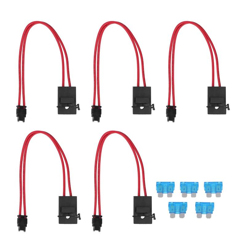 Autohalter Mini Heavy Duty Draht Verlängerung 20A 16AWG 5 (ACD Flat Angle 10.9mm) von DMLENGOIN