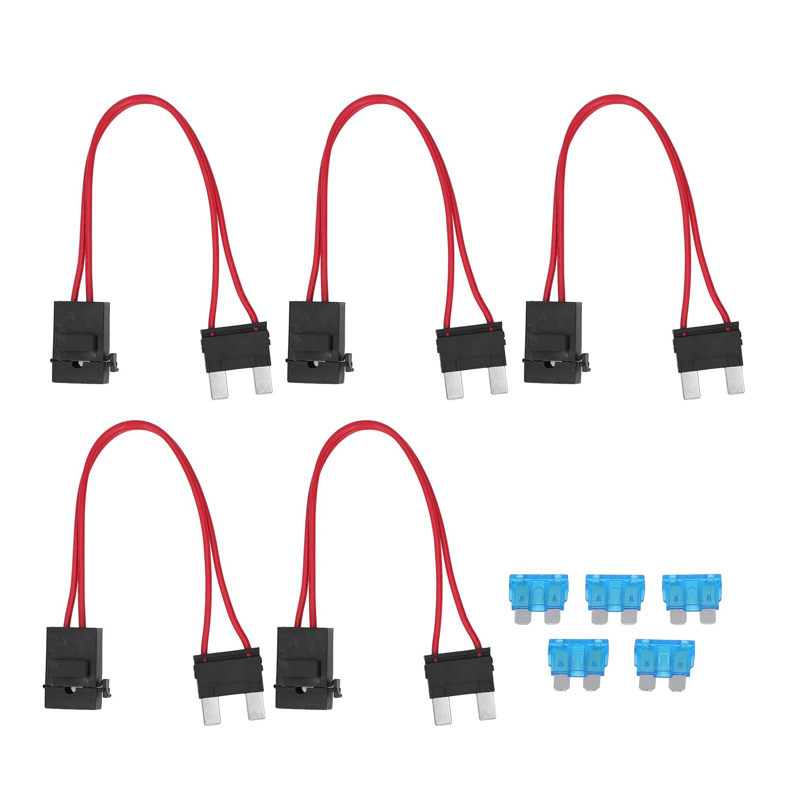 Autohalter Mini Heavy Duty Draht Verlängerung 20A 16AWG 5 (ACL L 29.2mm) von DMLENGOIN