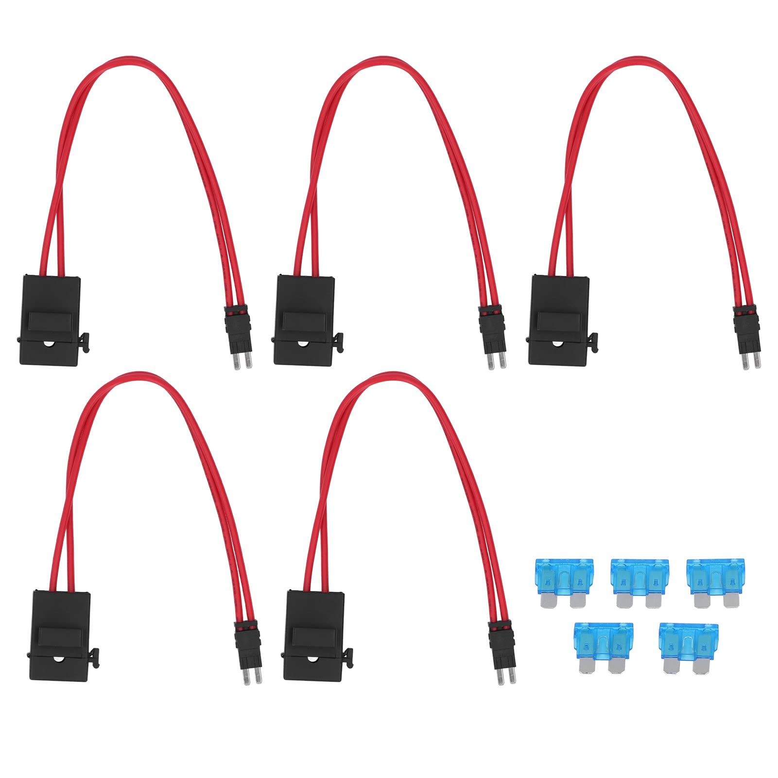 Autohalter Mini Heavy Duty Draht Verlängerung 20A 16AWG 5 (ACM Long Feet 9.1mm) von DMLENGOIN