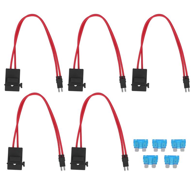 Autohalter Mini Heavy Duty Draht Verlängerung 20A 16AWG 5 (ACM Long Feet 9.1mm) von DMLENGOIN