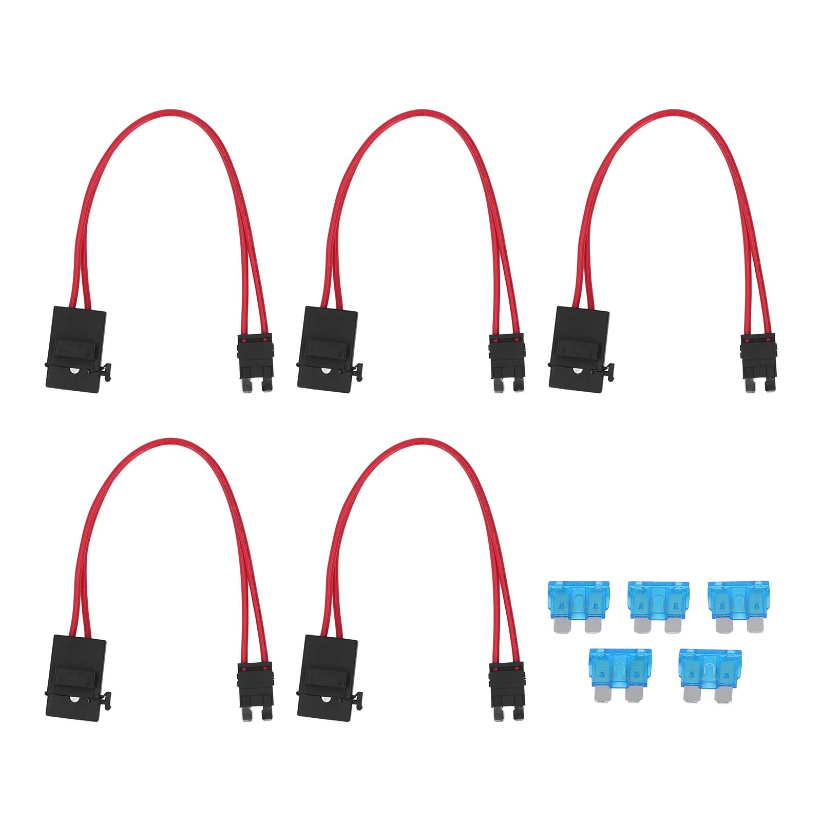 Autohalter Mini Heavy Duty Draht Verlängerung 20A 16AWG 5 (ACT M 19.1mm) von DMLENGOIN