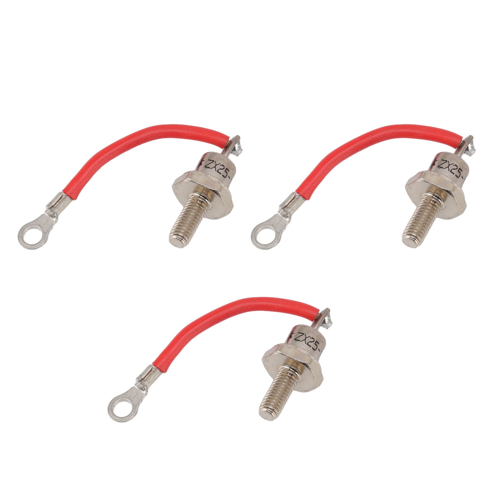 Generator Gleichrichter Diode ZX25 12 25A 3PCS Ersatz -Zubehör -Teile tragbar (Positive Red Line) von DMLENGOIN