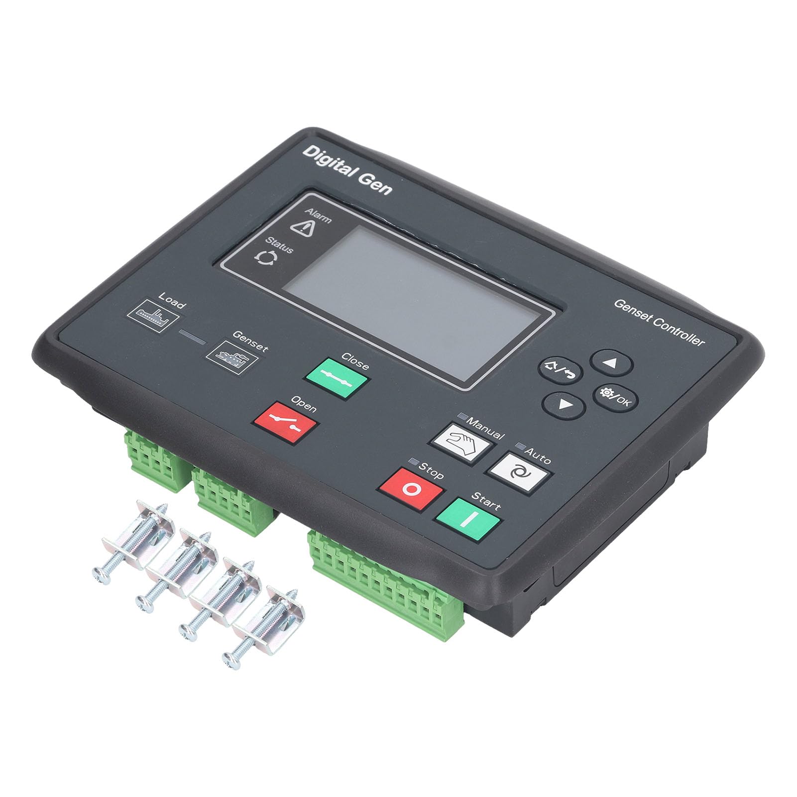 Generator Set Controller Digitales Entenset Automatische Startstop -Steuermodul Panel DC8V DC35V Compact Control System unterstützt Multi -Sprache von DMLENGOIN
