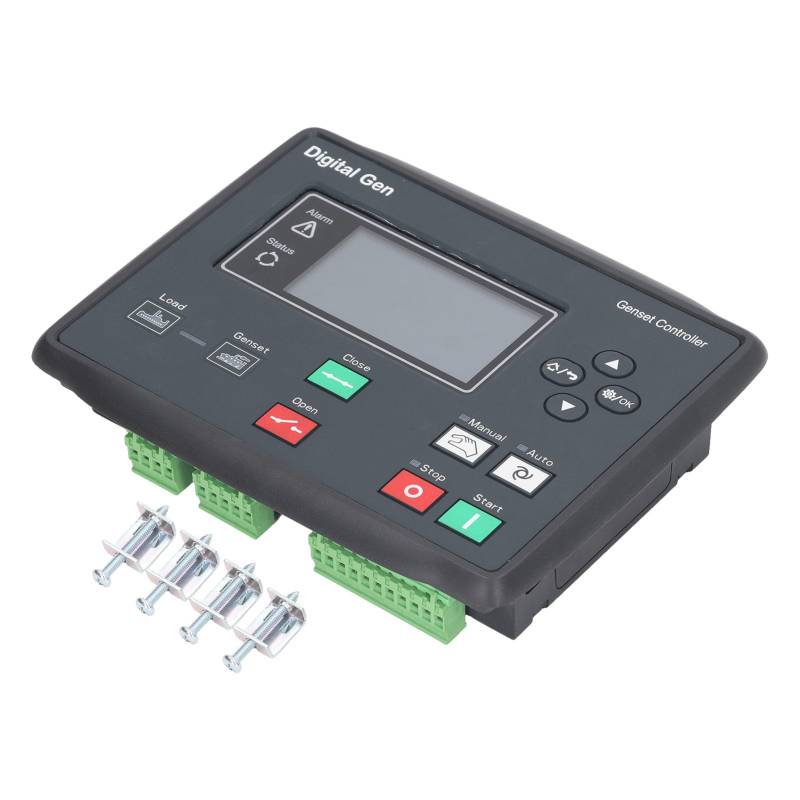 Generator Set Controller Digitales Entenset Automatische Startstop -Steuermodul Panel DC8V DC35V Compact Control System unterstützt Multi -Sprache von DMLENGOIN