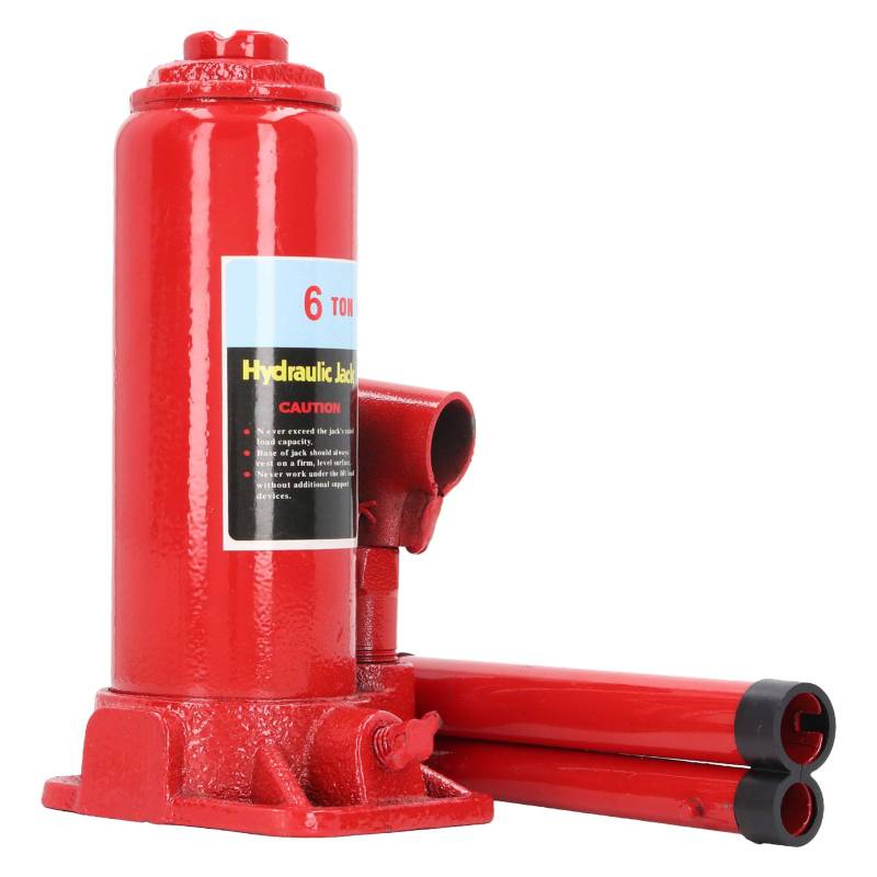 Hydraulische Flasche Jack 6t Heavy Duty Red Color Tragbare Hydraulikauto -Buchse von DMLENGOIN