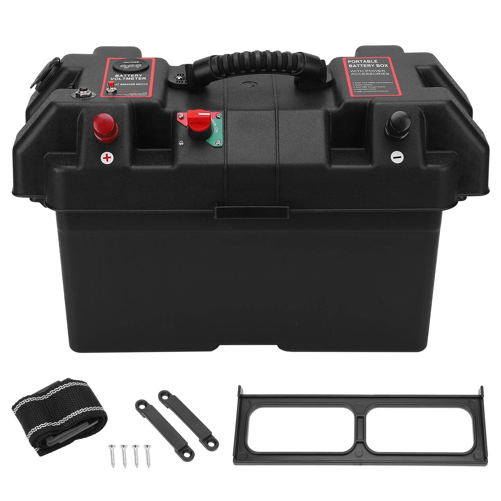 Multifunktions-Batterie-Boxabdeckung mit USB-Netzteilmesser-Sockeln im Freien im Freien im Freien Multifunktions-Batterie-Boxabdeckung mit USB-Netzteilmesser-Sockeln im Freien im Freien im Freien von DMLENGOIN