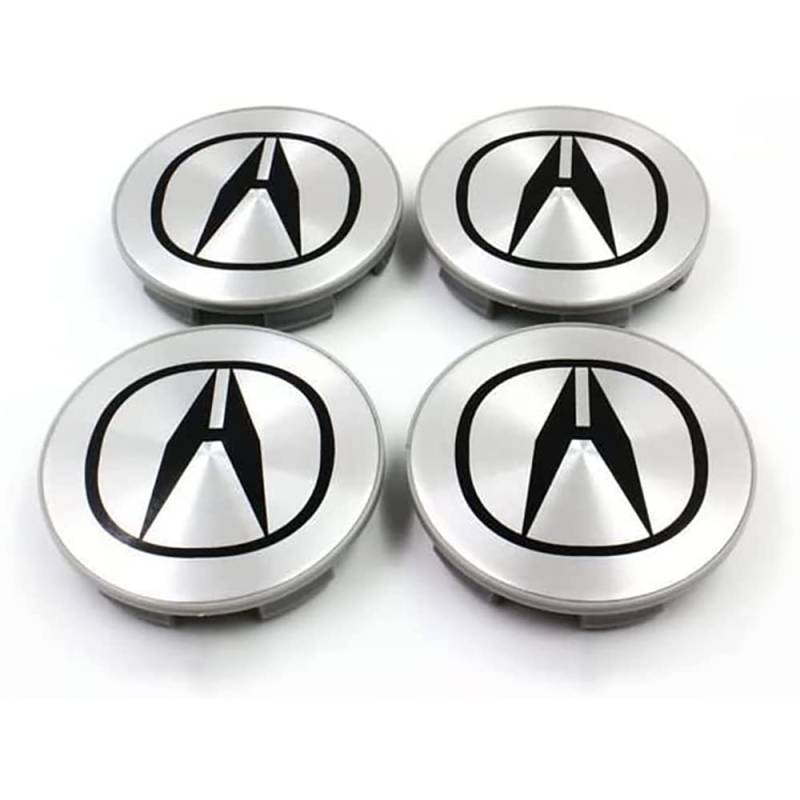 4 pcs Nabenkappen, für Acura 69MM Nabendeckel Radnabendeckel Zierdeckel Auto Tuning Wasserdicht/Anti-Rost von DMOXI