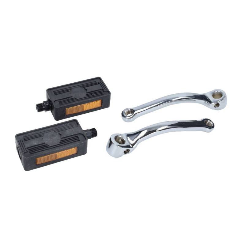 SET Pedale mit Strahler + Tretkurbel 150mm für Piaggio Ciao Bravo Si Boxer von DMP