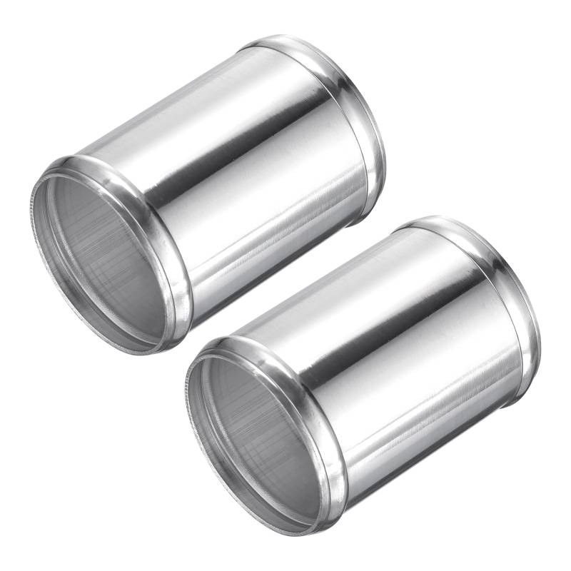 DMiotech 2er Pack (70mm/2,76" Außendurchmesser x 65mm Innendurchmesser) 6061 Aluminium Schlauchverbinder 4" Länge Intercooler Rohrverbinder Luftansaugrohr mit Perlenrollen von DMiotech
