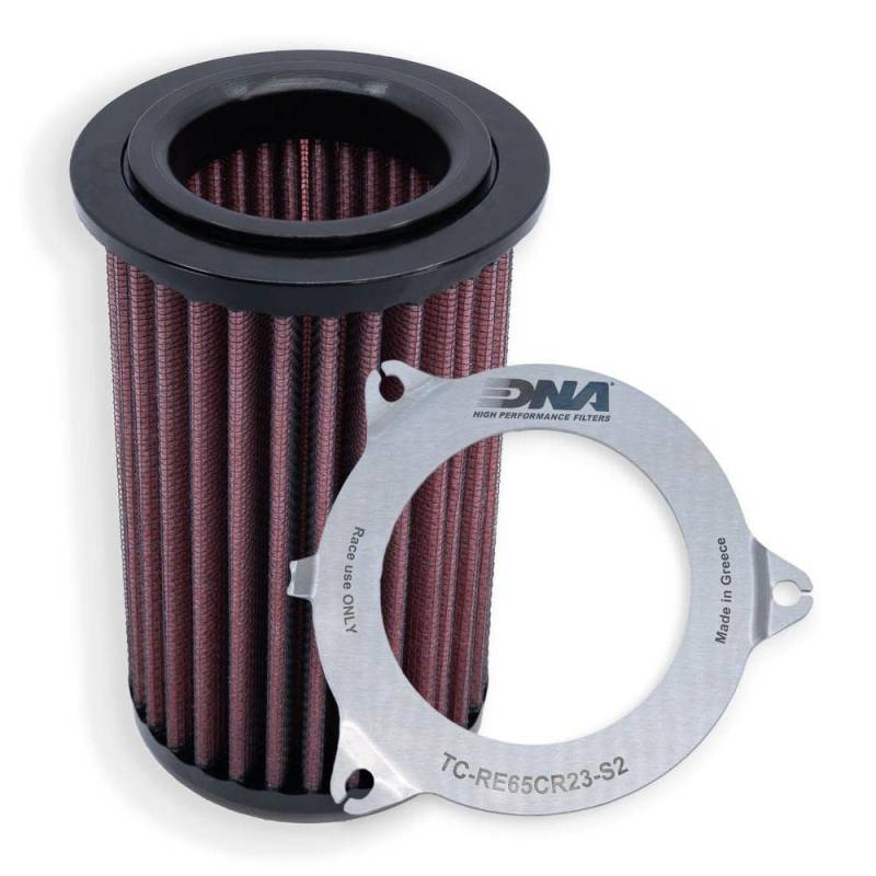 DNA Filters Luftabdeckung Stufe 2 und Filterkombination für Royal Enfield Shotgun 650 (2024) PN: R-RE65CR23-S2-COMBO von DNA High Performance Filters