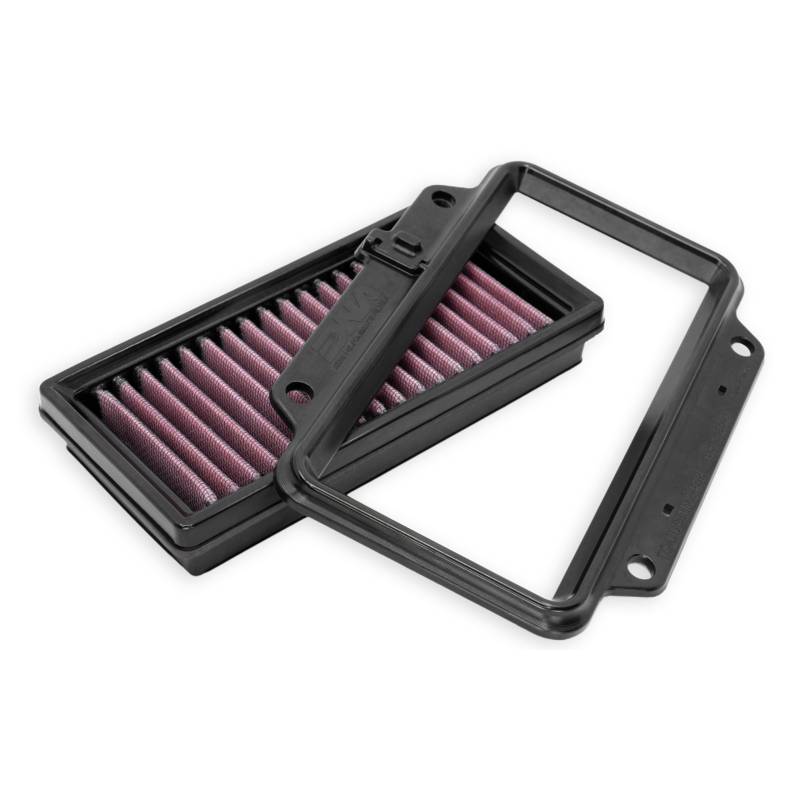 DNA-Luftfilterabdeckung Stufe 2 und Filter, kompatibel mit Ducati Hypermotard 698 Mono (23-24) mit 98-99% Filtereffizienz und 161,40% erhöhtem Luftstrom PN: P-DU65HM24-S2-COMBO von DNA High Performance Filters