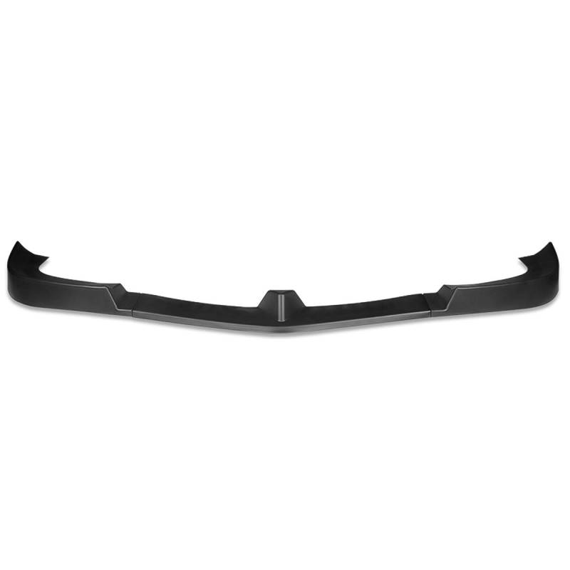 DNA MOTORING 2-PU-510-PCF Frontstoßstangen-Lippe mit vertikalem Stabilisator, 3-teilig, Carbonfaser, Ersatz für or12-14 W204 C-Klasse, Schwarze Karbonfaser-Optik von DNA MOTORING
