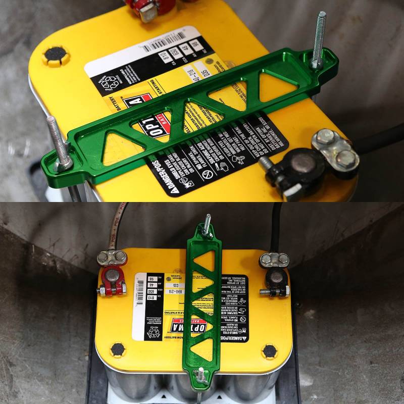 DNA MOTORING Batt-Long-GN Batteriehalterung, Grün von DNA MOTORING