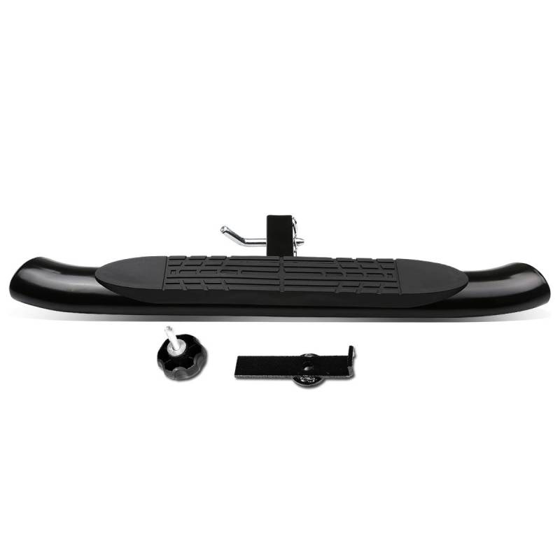 DNA MOTORING HITST-2-4O-111-BK-T1 Class III 10,2 cm ovale Anhängerkupplungstreppe, schwarz von DNA MOTORING