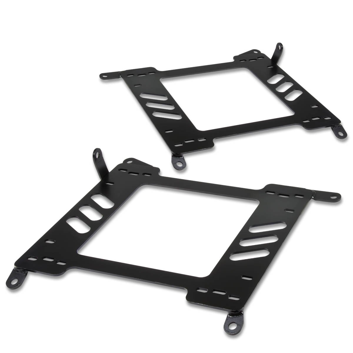 DNA MOTORING SBK-001 Paar Racing Bucket Seat Mounting Brackets Compatible with 00-06 Sentra Maxima, Left & Right, Black von DNA MOTORING