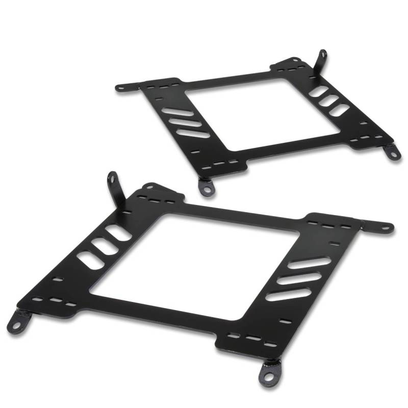 DNA MOTORING SBK-001 Paar Racing Bucket Seat Mounting Brackets Compatible with 00-06 Sentra Maxima, Left & Right, Black von DNA MOTORING