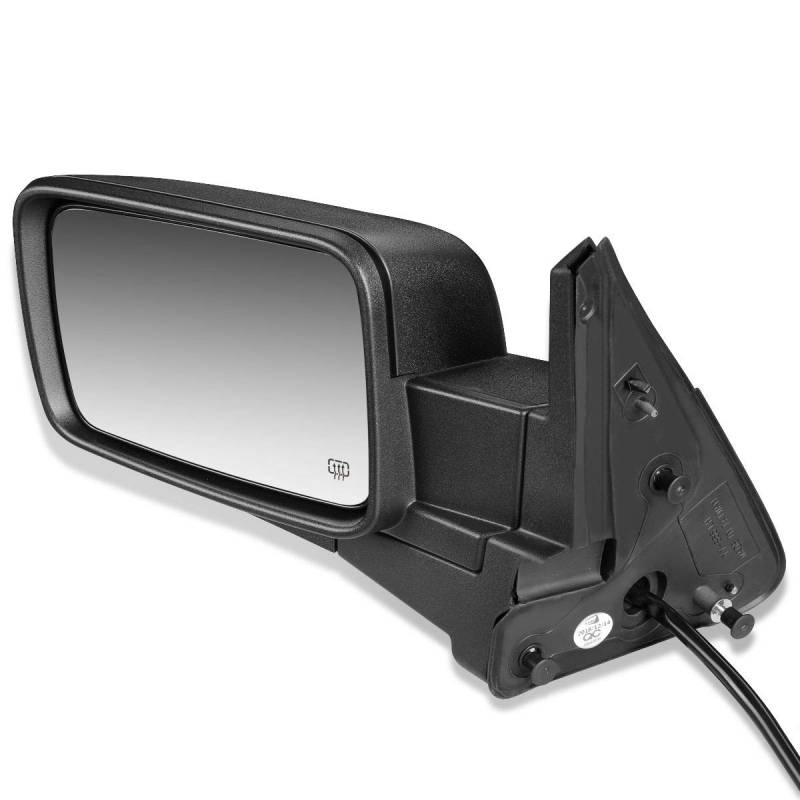 DNA Motoring OEM-MR-CH1320267 Factory Style Powered Adjustment Mirror with Heated Glass Left Side View Door Mirror Replacement for 06-10 Commander von DNA MOTORING