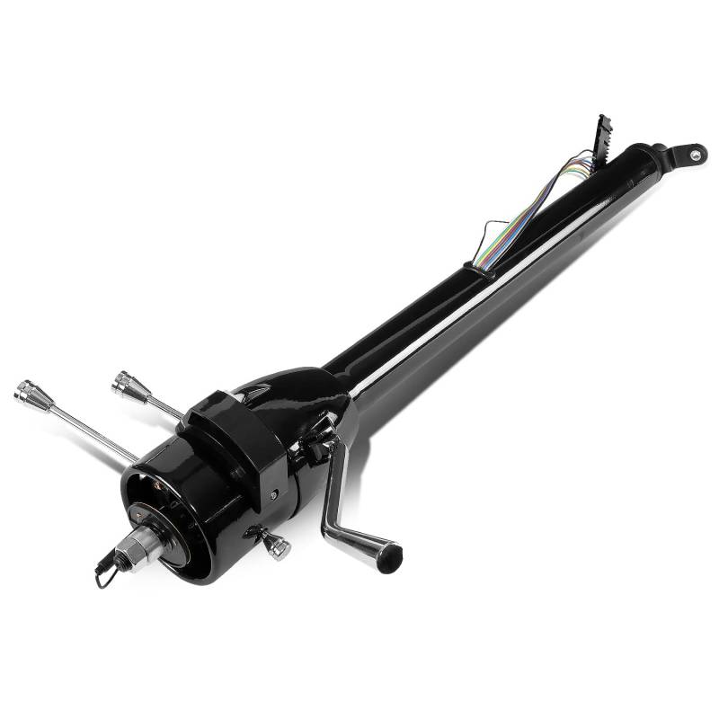 DNA Motoring SC-AT32-BK 32 Zoll Hot Rod Tilt Auto Automatischer Stil Lenksäulenschaltung Kompatibel mit Chevy GM 55-59, Pulverbeschichtet Schwarz von DNA MOTORING