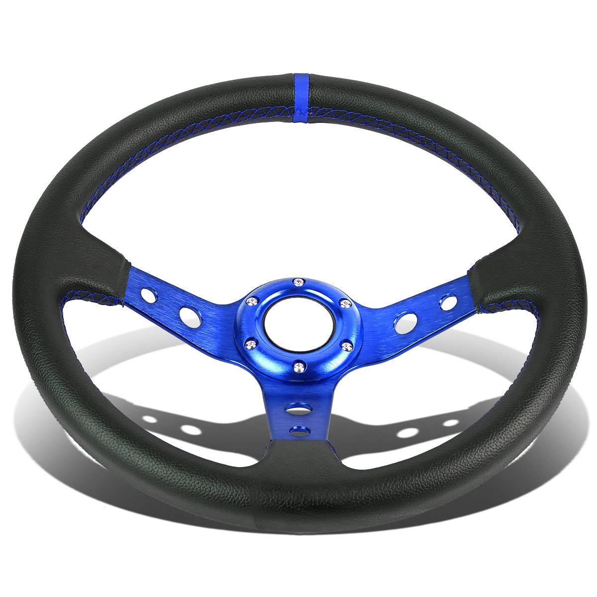 DNA PKW sw-t570-bl-bl Aluminium Vinyl Leder Racing Lenkrad DNA PKW sw-t570-bl-bl Aluminium Vinyl Leder Racing Lenkrad von DNA MOTORING
