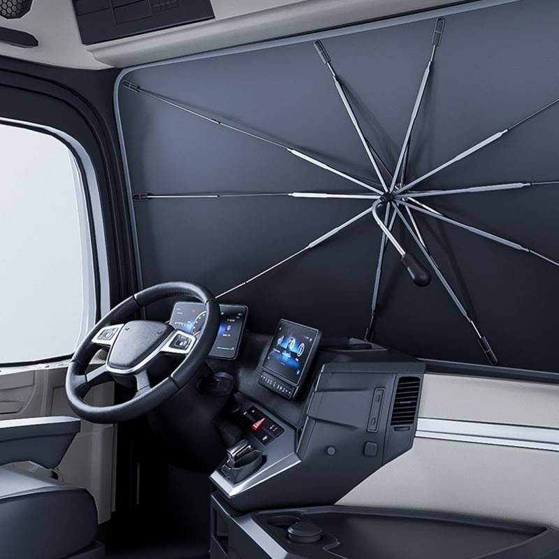 Auto-Windschutzscheibe, Sonnenblende für Windschutzscheibe, Sonnenschutz UPF50, Wärmeisolierung für Autoscheibe, Autoscheibe, schützt das Auto vor Strahlung von DNCG