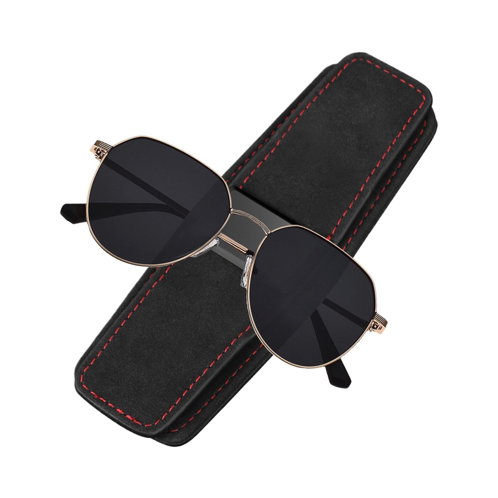 Sonnenbrillenhalter für Autovisier, Fahrzeugkartenaufbewahrungsclip, Auto-Sonnenbrillenhalter, doppelter Sonnenbrillenhalter für Autovisier, magnetischer Brillen-Aufhänger-Clip für Sonnenbrillenhalter für Autovisier, Fahrzeugkartenaufbewahrungsclip, Auto-Sonnenbrillenhalter, doppelter Sonnenbrillenhalter für Autovisier, magnetischer Brillen-Aufhänger-Clip für von DNCG