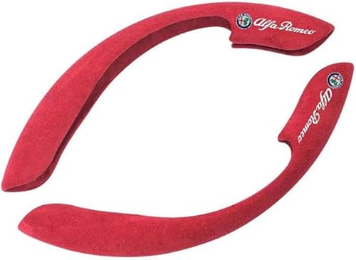 Lenkradbezug für Alfa Romeo 145 146 147 155 156 159 164 166 4C 8C Giulietta, Rutschfester Griffbezug Strapazierfähig Autozubehör,B-Red Lenkradbezug für Alfa Romeo 145 146 147 155 156 159 164 166 4C 8C Giulietta, Rutschfester Griffbezug Strapazierfähig Autozubehör,B-Red von DNEOGOO