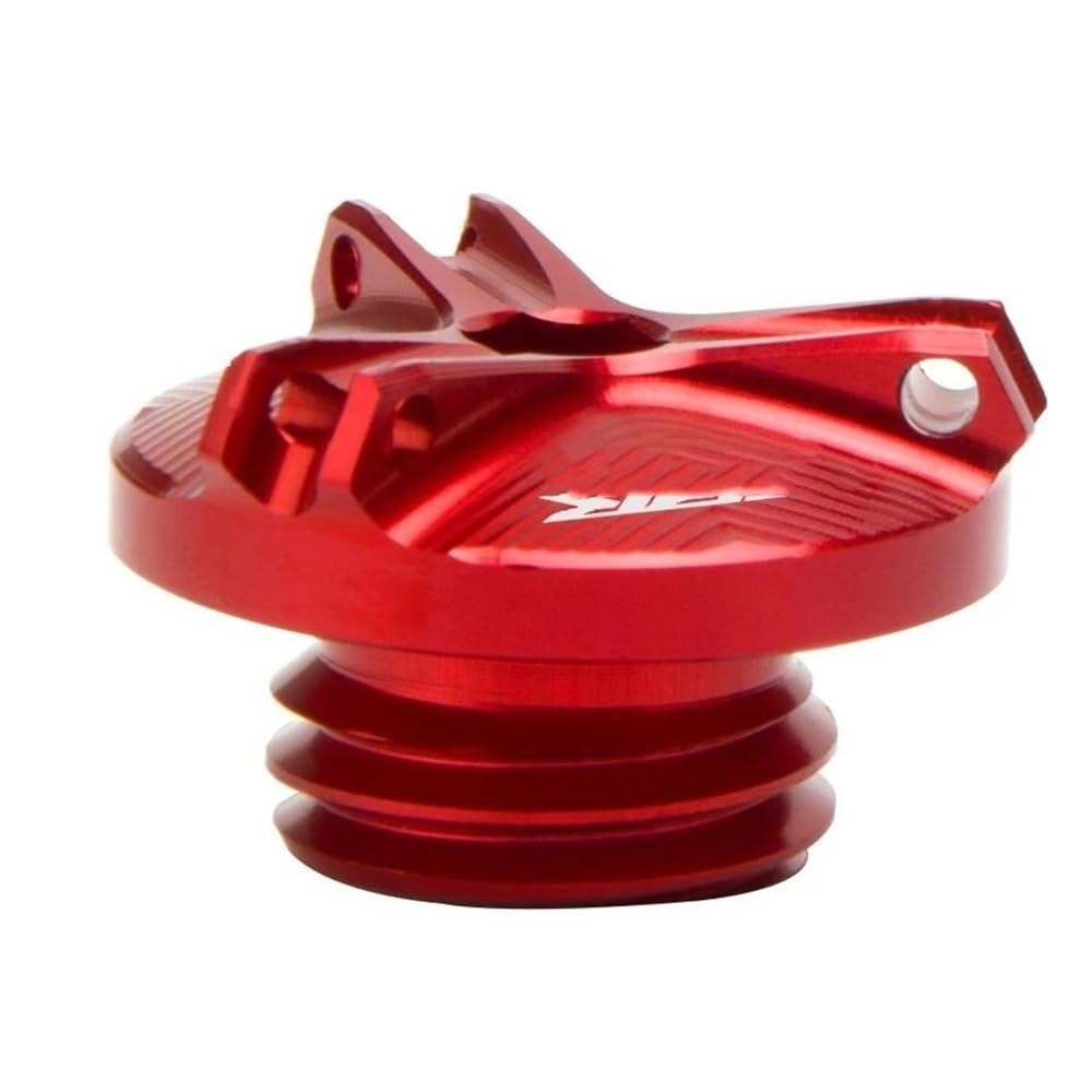 Brems Flüssigkeit Cap Für CBR650R 2019-2022 Motorrad Tankdeckel Vorderradbremsflüssigkeitsbehälter Abdeckung Einfülldeckel(Oil filler cap-Red) von DNZOGW