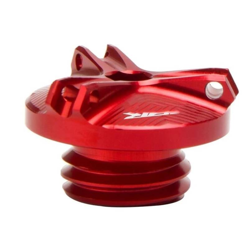 Brems Flüssigkeit Cap Für CBR650R 2019-2022 Motorrad Tankdeckel Vorderradbremsflüssigkeitsbehälter Abdeckung Einfülldeckel(Oil filler cap-Red) von DNZOGW
