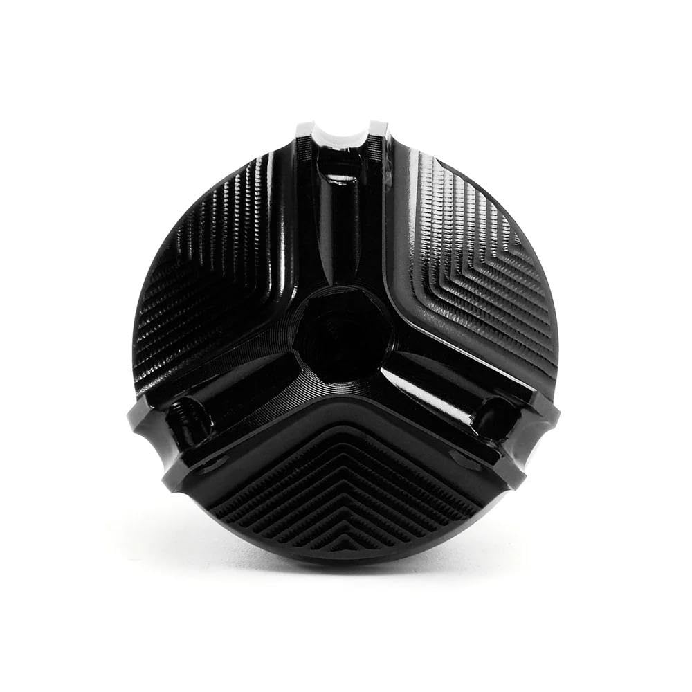 Brems Flüssigkeit Cap Für Suzuki Für GSXR 600 Für GSX-R 750 Für GSXR 1000 R X Vorderradbremsflüssigkeitsbehälterdeckel Einfülldeckel(Oil Cap-Black) von DNZOGW
