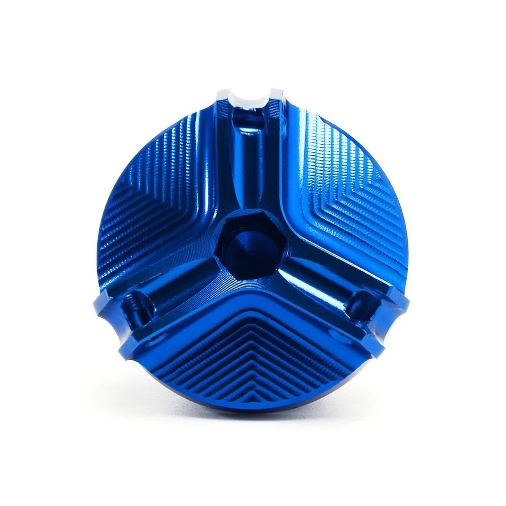 Brems Flüssigkeit Cap Für Suzuki Für GSXR 600 Für GSX-R 750 Für GSXR 1000 R X Vorderradbremsflüssigkeitsbehälterdeckel Einfülldeckel(Oil Cap-Blue) von DNZOGW